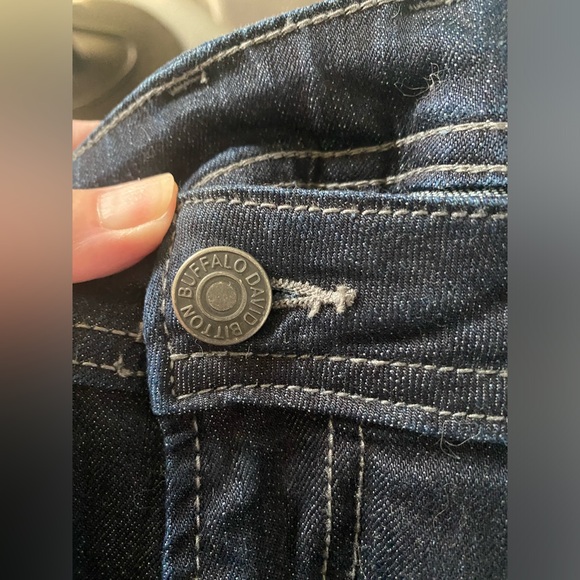 BUFFALO brand black jeans size 38x34 with a straight fit leg - Picture 6 of 8